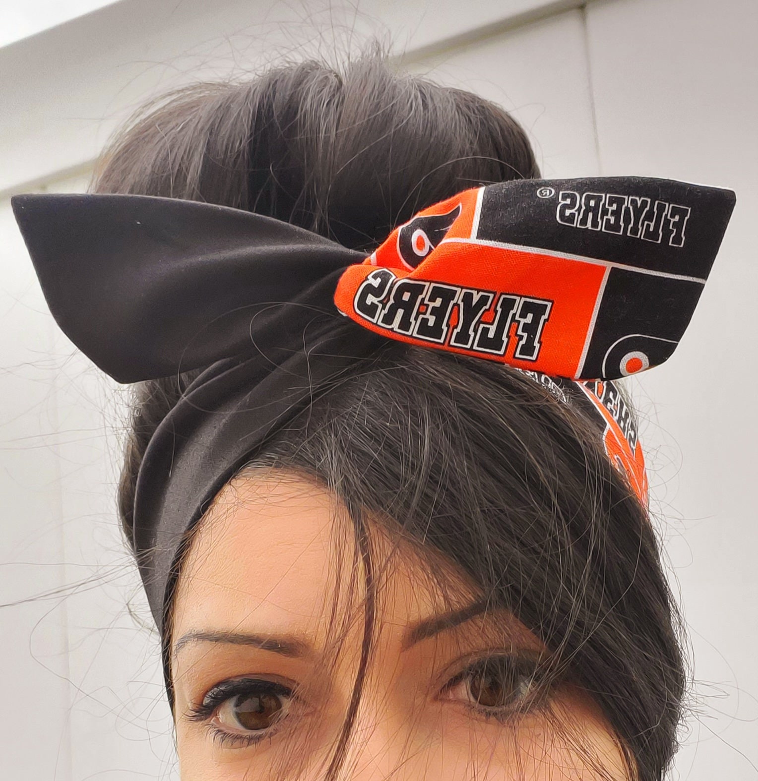 Philadelphia Flyers Pin up Bow, Headband, Dolly Bow Head  display picture 1