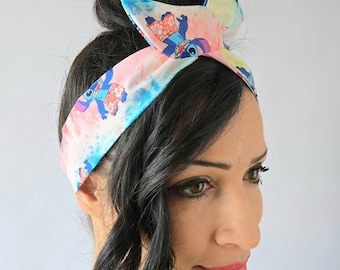 Lilo and Stitch wire bow headband