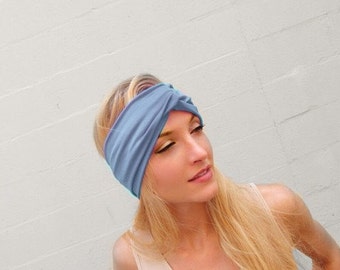 Gray Stretch Turban head band