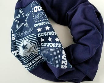 Dallas Cowboys scarf, Cowboys scarf, Cowboys infinity scarf