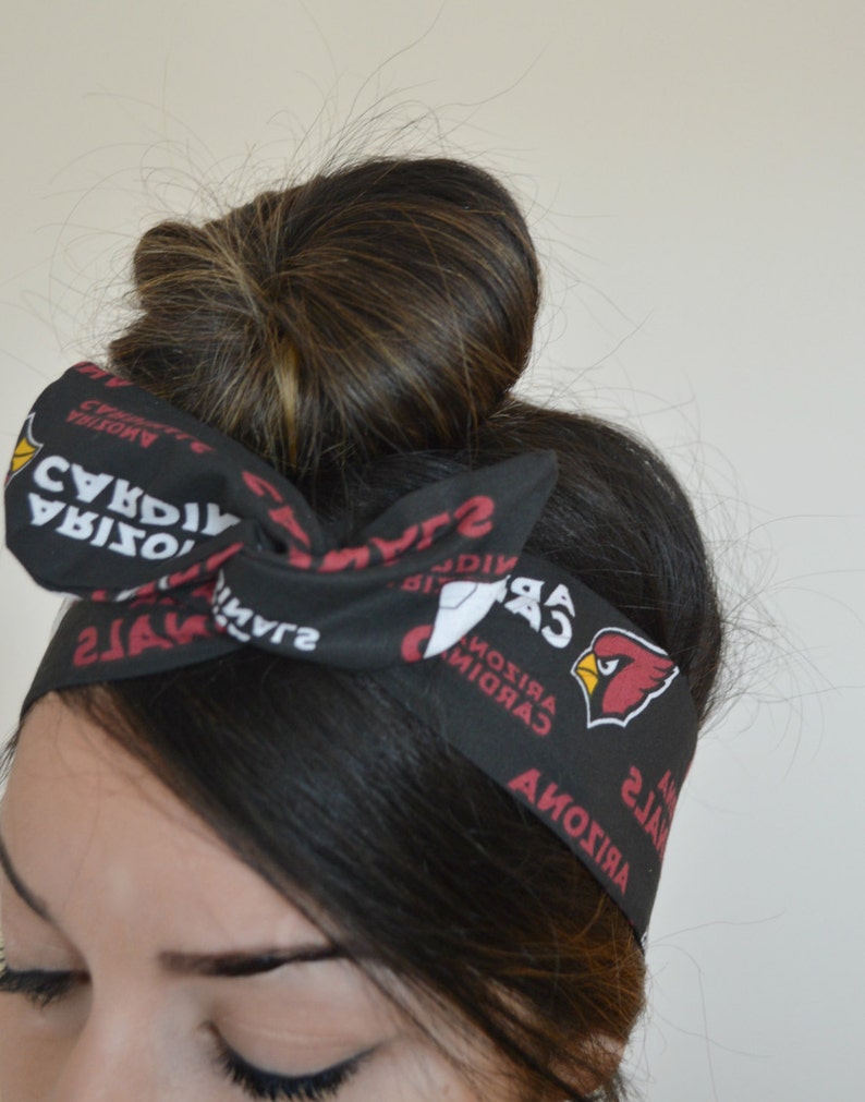 Arizona Cardinals bow, headband, Dolly bow head bands, head band, hair bow image 4