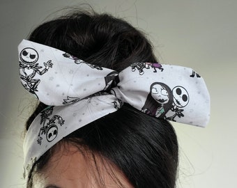 Nightmare Before Christmas, Dolly bow head bands, head band, hair bow