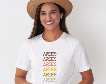 Aries T-Shirt | Gifts for Aries | Aries Birthday | Aries Shirt | Aries Gifts | Aries Tee | Zodiac T-Shirt | Astrology T-Shirt | Fire Signs