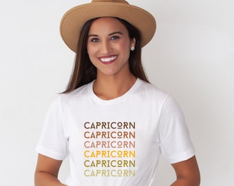 Capricorn T-Shirt | Gifts for Capricorn | Capricorn Birthday | Capricorn Shirts | Zodiac T-Shirt | Astrology T-Shirt | Earth Signs