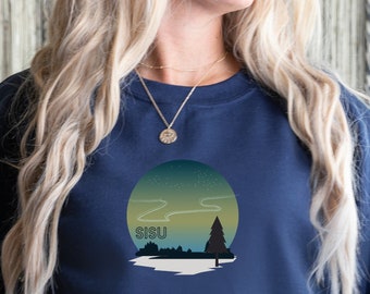 Sisu Sweatshirt | Finnish Sweatshirt | Northern Lights Sweatshirt | Finland Sweatshirt | Sweatshirts | Sisu Shirt | Sisu Gifts
