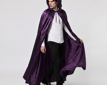 Capa com capuz unissex para o Halloween | Robe de fantasia de bruxa | Capa para cosplay