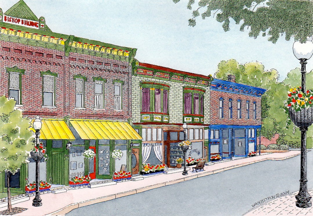 Loveland, Ohio Historic Downtown Etsy