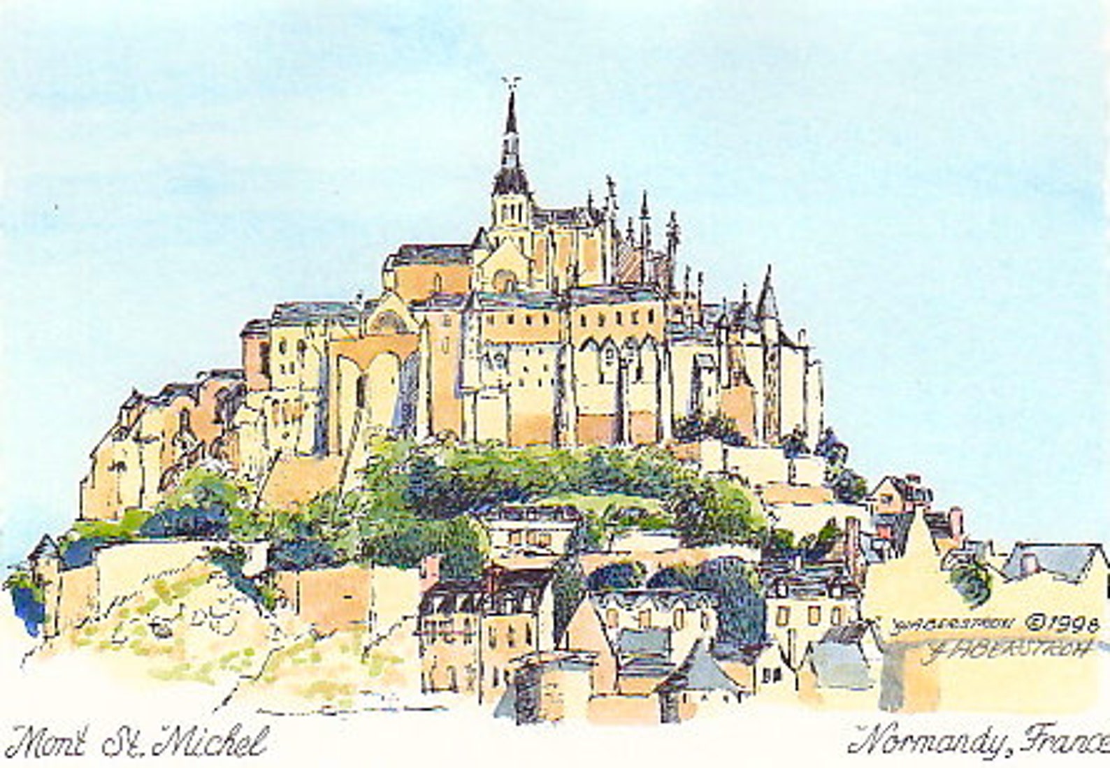 Mont Saintmichel Etsy