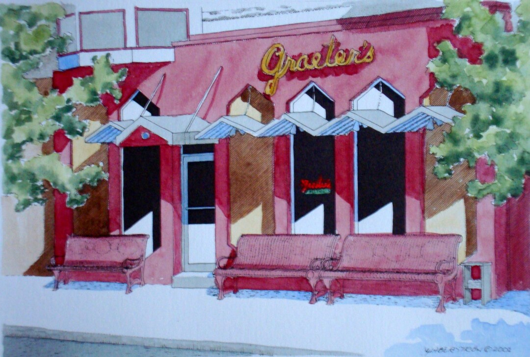 Graeter's Ice Cream in Hyde Park, Cincinnati, Ohio Etsy