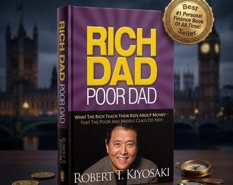 Rich Dad Poor Dad Book: Money Lessons for Kids, Personal Finance, Wealth Building