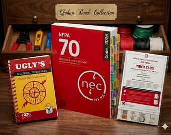 NFPA 70 National Electrical Code 2026 with Index Tabs | Ugly's Spiral Bound Book