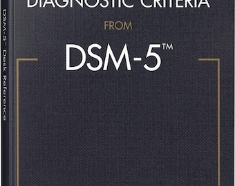 DSM-5 Diagnostic Criteria Desk Reference Paperback Book – Psychiatry & Psychology Textbook for Students, Professionals Study Guide