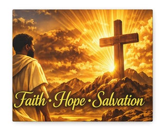 Faith Hope Salvation Canvas