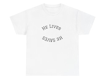 Christian Cross Shirt – Faith Hope Salvation Tee, Religious Scripture T‑Shirt