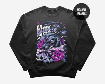 Sudadera Blink 182, sudadera de cuello redondo del álbum Enema Of State, estilo vintage pop punk streetwear.
