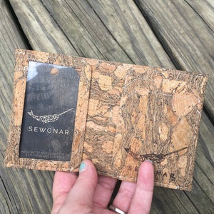 Granada Slim BiFold Cork Wallet / BiFold Cork Wallet / Wallet / Slim Bi-Fold Wallet / Vegan Wallet / Vegan Leather Wallet / Groomsmen Gift