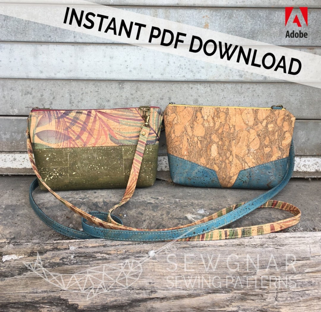 Modello di cucito per borsa a tracolla Paradigm Mini: adatto ai