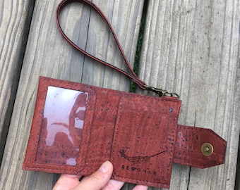 Women's Slim Wallet.Minimalist Wallet.Slim Bifold Wallet.Key Fob Wallet.Vegan Wallet Women's.Clutch Wallet.Travel Wallet Clutch.SewGnar