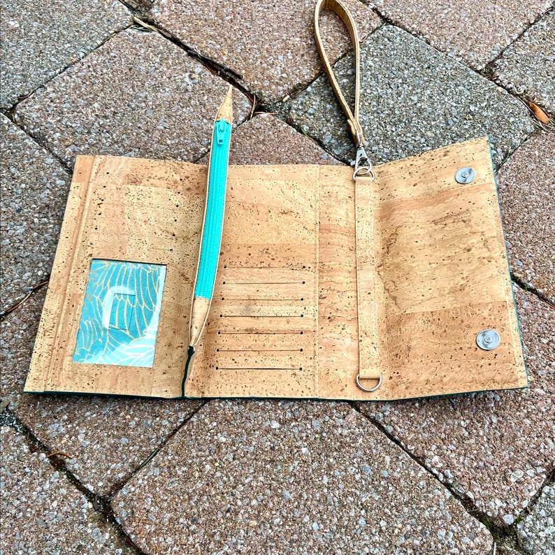 Triskele Wallet Sewing Pattern / Cork Wallet Sewing Pattern / Etsy