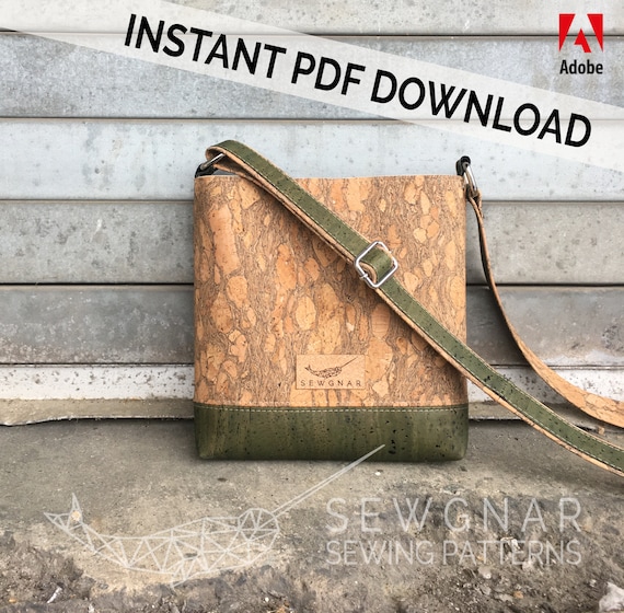 Cork tote top bag pattern