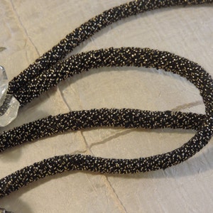 1 Yard 1/4&quot; Vintage Braided Metallic Gold And Black Rope Cord Trim