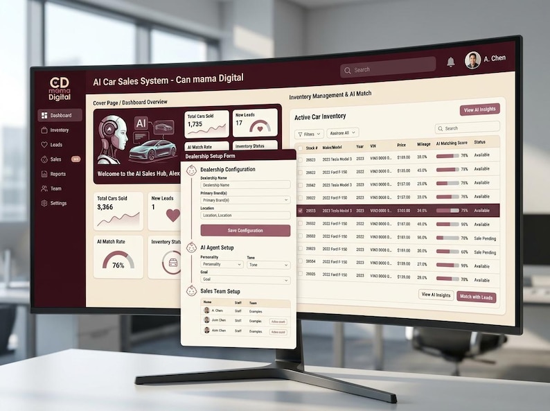 AI Car Dealership Sales System | Inventory, Leads, Pitch Builder (Digital Download) image 6