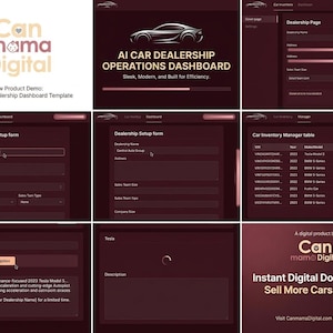 AI Car Dealership Sales System | Inventory, Leads, Pitch Builder (Digital Download) image 8