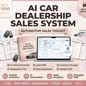 AI Car Dealership Sales System | Inventory, Leads, Pitch Builder (Digital Download) image 14
