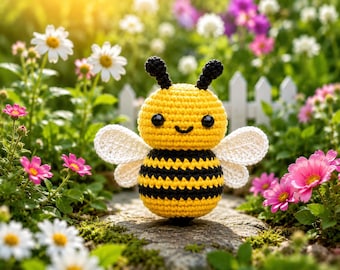 Bumble Bee Crochet Pattern PDF | Kawaii Amigurumi Bee | Beginner ...