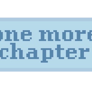 One More Chapter Bookish Needlepoint Pattern | Digital PDF Pattern Download
