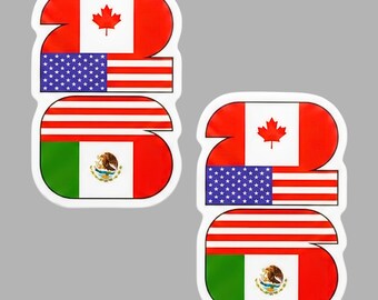 2PCS Soccer Stickers Vinyl Decals, Football Window Sticker for Vehicles, Waterproof Vinyl Decals for Laptop, Water Bottle, Phone, Gift