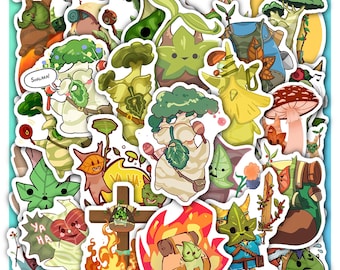 Zelda Sticker Sheet Tears of the Kingdom  - Korok Waterproof Vinyl Decals 40 designs (4 Sheets)