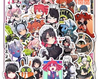 Zenless Sticker Sheet Zone Vinyl Zero- Anime Action Game Decals 40 designs (4 Full Sheets)