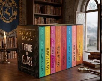Coffret complet Le Trône de verre | Collection de séries fantastiques Sarah J. Maas