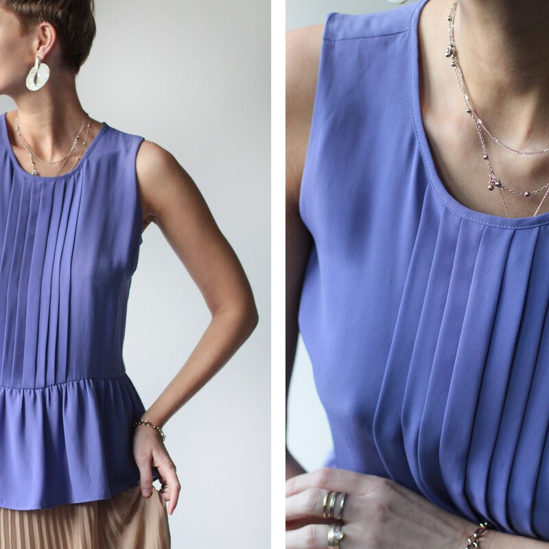 Best Chance Pleat Front Blouse
