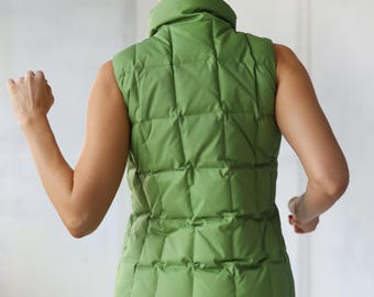 ジャケット・アウター 90s 00s old gap tech gimmick down vest Vintage Kodak Film Puffer Vest – 80s 90s Yellow Black Puffy