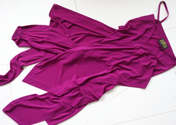 NORMA KAMALI Vintage purple two piece set trouser… - image 6