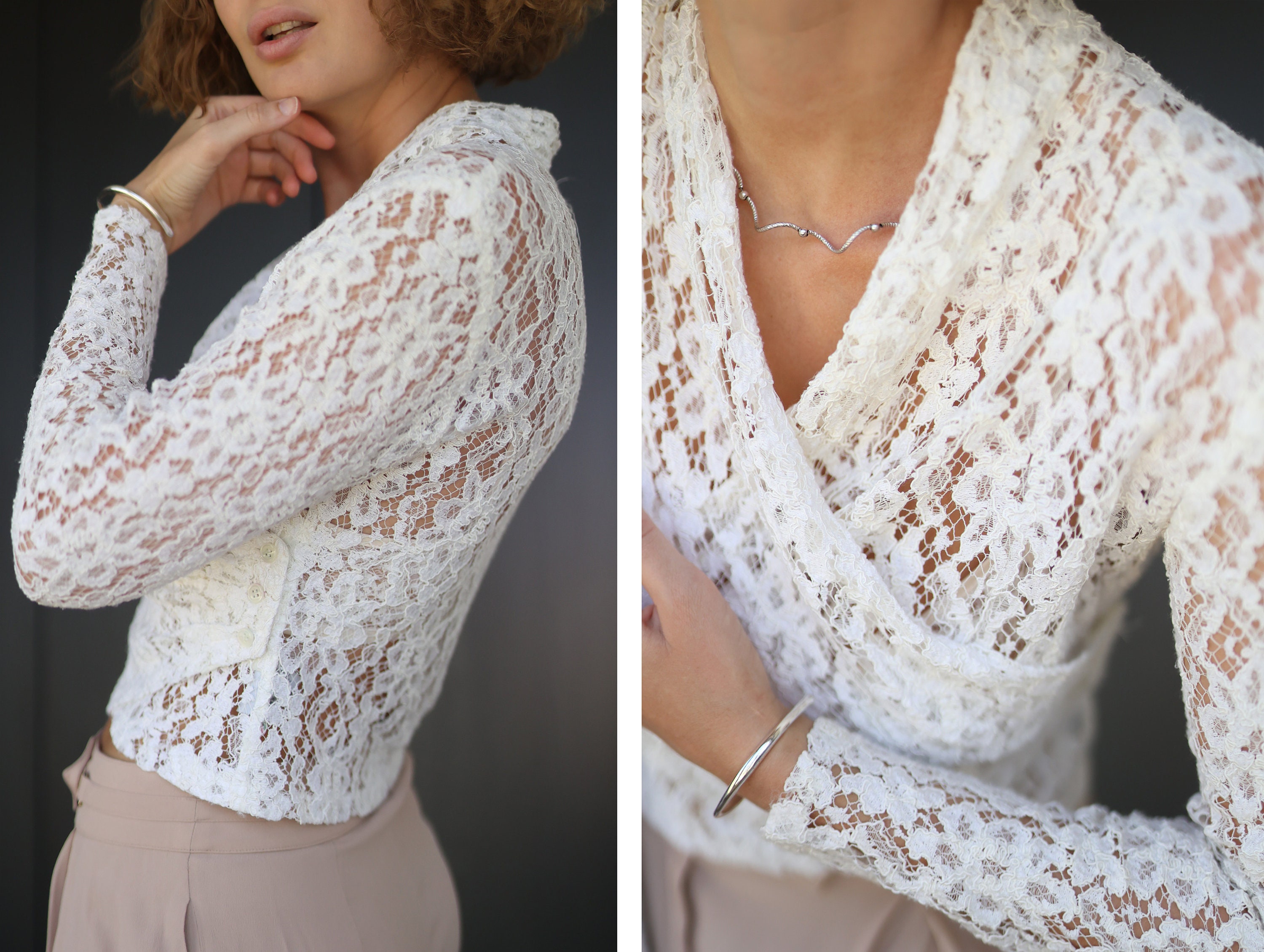 Sheer Lace Top -  Canada