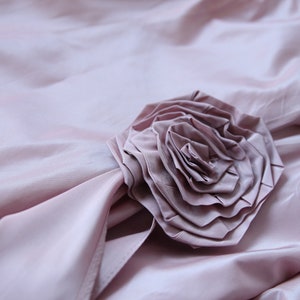Vintage Dusty Rose Pink Fitted Bustier Top Full Maxi Skirt Romantic ...