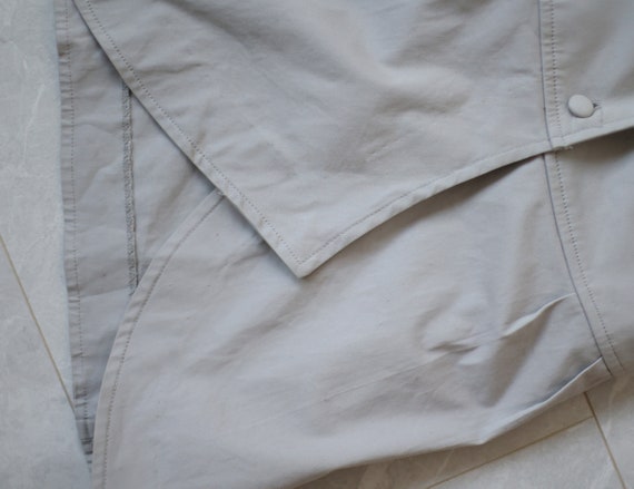 Vintage grey cotton sleeveless tunic vest top XS - image 5