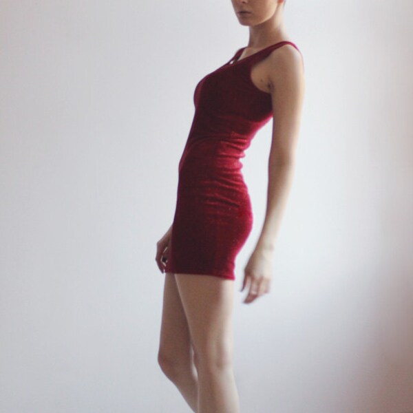 The sexiest red mini dress ever