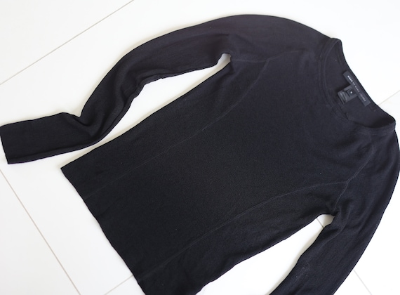 MARC JACOBS Vintage black silk knit semi sheer lo… - image 8