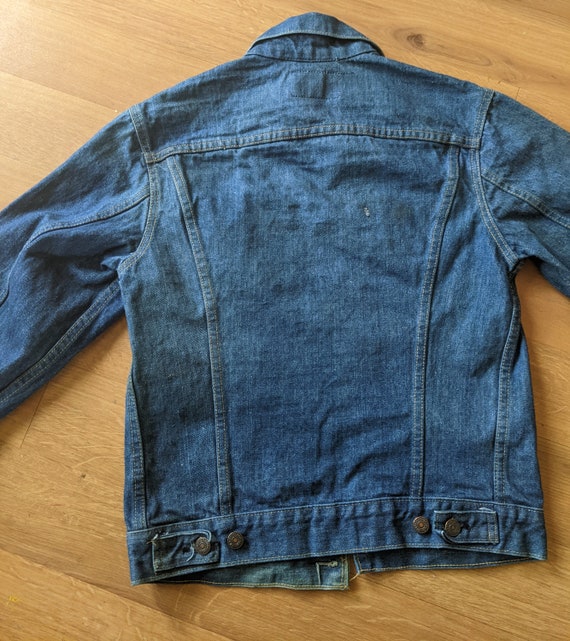 1970s-80s Levi's Denim Jean Jacket 70505 Size 36 … - image 8