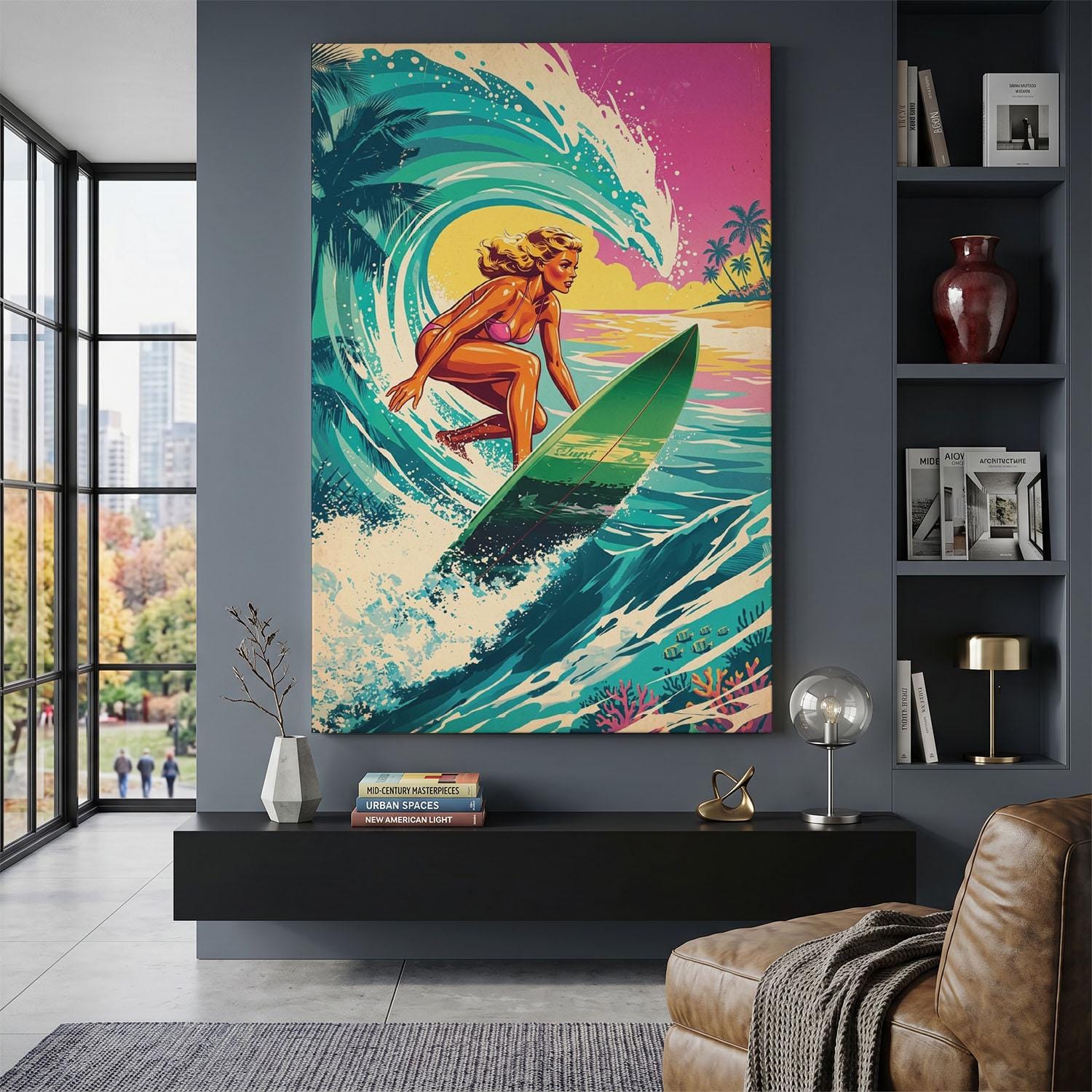 1980s Poster Surfing - Etsy