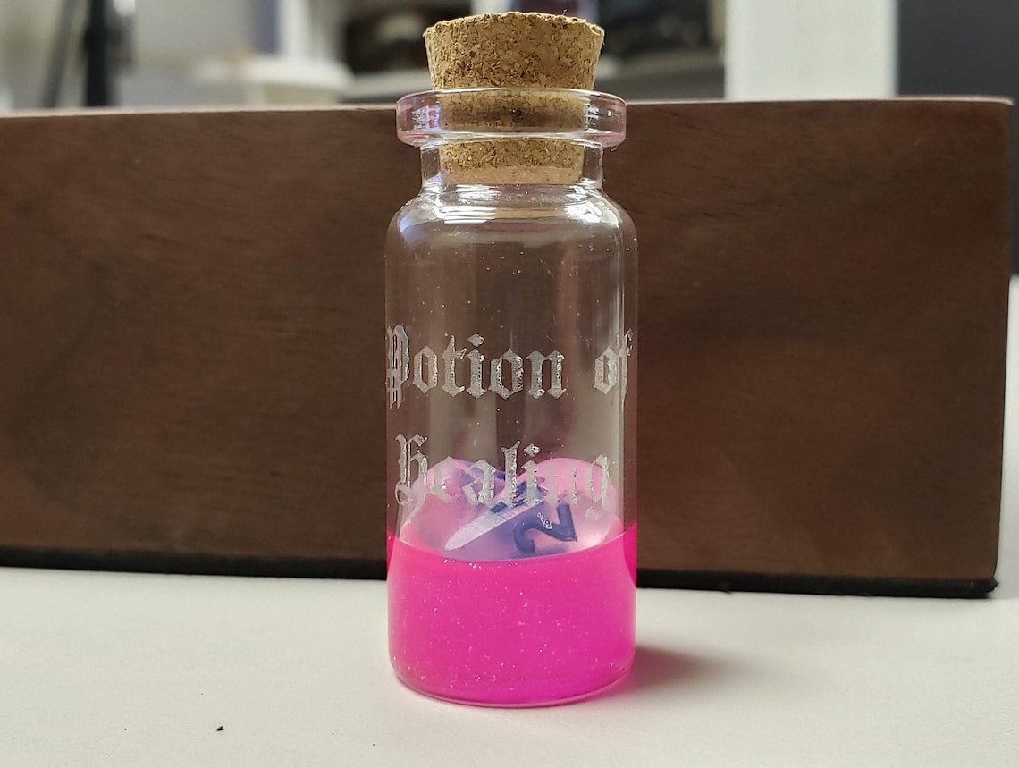 Potion de guérison pour DnD 5e, goutte de sang personnalisée D4. Pack simple ou 4 Etsy France