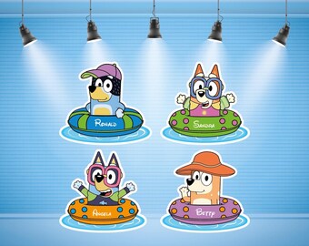 Bluey Cruise Door Magnet