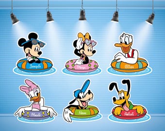 Mickey & Friends Cruise Door Magnet
