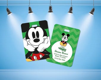 Mickey Backpack & Luggage Tag