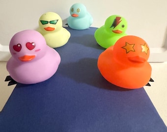 Set of 5  Festival Duckie Clips | Rave Accessories, Kandi Making, EDM Trinkets