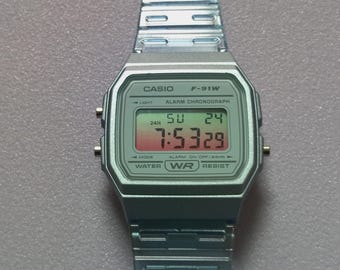 Casio F-91W Modded Watch